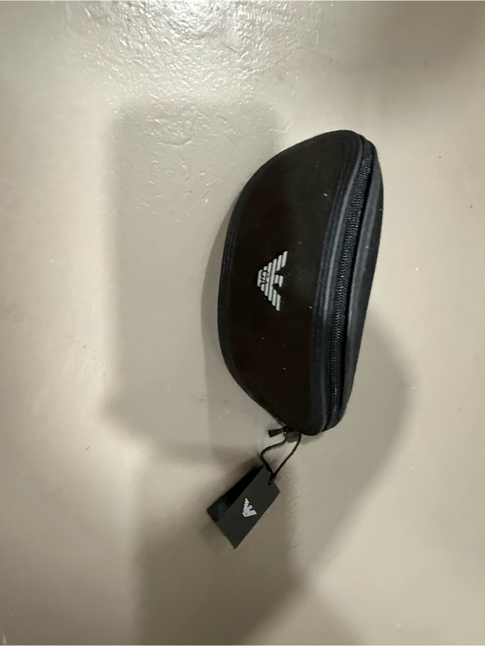 Emporio Armani Black Hard Zip Case